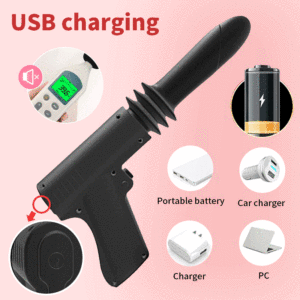 Vibrateur en forme de pistolet pour adultes, stimulateur clitoridien, gode vibrant, vibrateur pour femme, machine sexuelle pour la masturbation - Product Image 4
