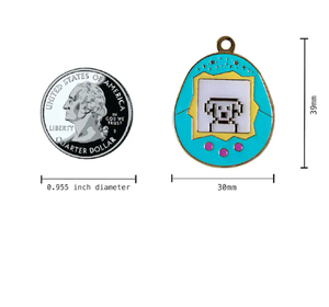Plaque d'identification pour animaux de compagnie en métal, gravée sur mesure, style Kawaii, pour <span class=keywords><strong>chien</strong></span> et chat, directement de l'usine - Product Image 4