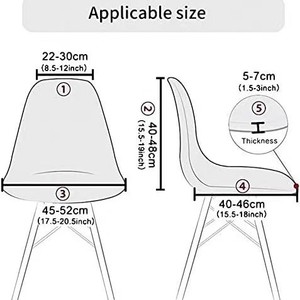 <strong>Polyester</strong> Modern Hotel <strong>Chair</strong> <strong>Cover</strong> Elastic Shell Waterproof Universal Size Solid Color One-piece Backrest Cushion Hand Washable - Product Image 5