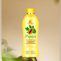 Papaya Douchegel Extra Whitening Reinigend Bacteriënremmend Mijtenverwijderend Zorgt voor een gebalanceerde huid Zuur-base olie Natuurlijke fruit bodywash