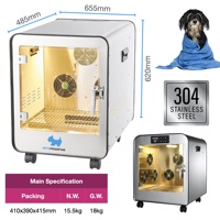 Sèche-cheveux automatique pour chat, animaux de compagnie, flocons, toilettage, boîte, déshumidificateur, sécheur, machine de séchage, sèche-cheveux pour chien, faible bruit