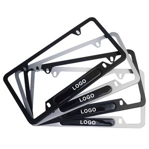 Aluminum Alloy Car Accessories 2026 <b>License</b> Plate <b>Frame</b> for USA Cars - Product Image 1