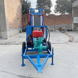 Machine de forage de puits d'eau de profondeur de 200 mètres avec moteur diesel plates-formes de forage de forage de mine hydraulique pour les roches - Product Image 4
