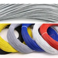 Fil électronique UL1571 32 30 28 26 24 22 20 18 16 AWG, isolé en PVC, cuivre étamé, cordon écologique pour bricolage, ligne LED