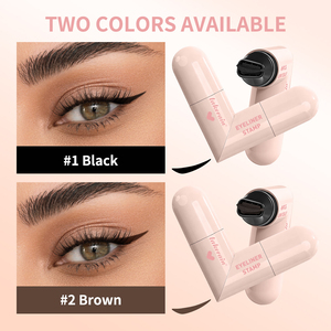 Delineador de Ojos con Punta de Doble Cara, 3 Segundos, Mineral, Mate, Líquido, Resistente al Agua, Anti-Manchas, Secado Rápido, Herramienta de Maquillaje para Ojos - Product Image 1