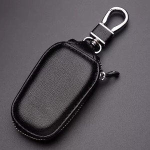 Étui de protection universel rétro en cuir pour clé de voiture télécommande, <span class=keywords><strong>porte</strong></span>-clés, pochette, organisateur - Product Image 6