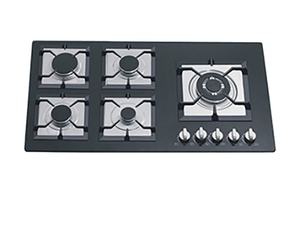 Keon fabbrica elettrodomestico cucina <span class=keywords><strong>incasso</strong></span> vetro temperato nero 5 fuochi grande potenza stufa <span class=keywords><strong>a</strong></span> <span class=keywords><strong>Gas</strong></span> - Product Image 2