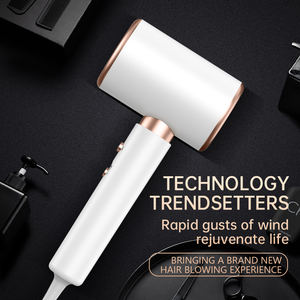 ไดร์เป่าผมแบบพับได้ระดับมืออาชีพ 2000 วัตต์ กำลังสูง 6 ระดับความเร็ว ใช้ในร้านเสริมสวย โรงแรม เทคโนโลยีแสงสีฟ้า 3 มิติ ไอออนลบ - Product Image 6