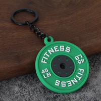Porte-clés 3D en PVC en forme de shaker à protéines, personnalisé, pour bouteille de sport, idéal pour les cadeaux de musculation et de fitness