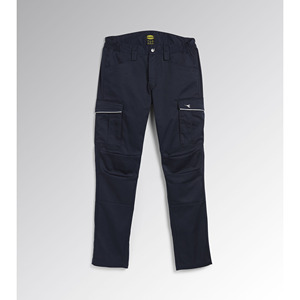 Pantalon de travail Diadora Stretch Cargo 4XL coupe slim antistatique en sergé bleu classique - Product Image 1