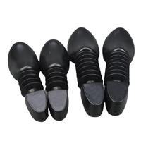 Embauchoirs ajustables en plastique pour chaussures basses homme - Formes de présentation anti-plis pour chaussures - Noir - Logo personnalisé - Marque Hexing - Modèle