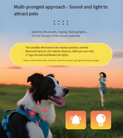 Traceur GPS longue autonomie pour chats et chiens, étanche IP67, suivi satellite en temps réel, réseau 4G, prend en charge Beidou, Glonass, LBS