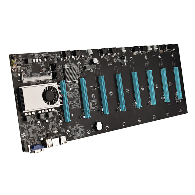 BTC-S37 Motherboard CPU Set 8 Video Card Slot DDR3 Memory Integrated VGA Interface Low Power Consumption