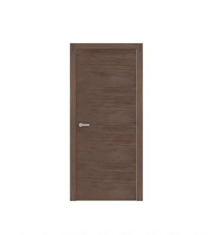 Melamine and Red Oak Wood Veneer Faced Moulded HDF Door Skin