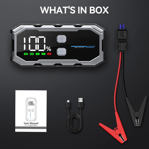 Công suất cao 5000A 12800mAh Pin Xe nhảy khởi động khẩn cấp cung cấp điện Công cụ Kit - Product Image 6