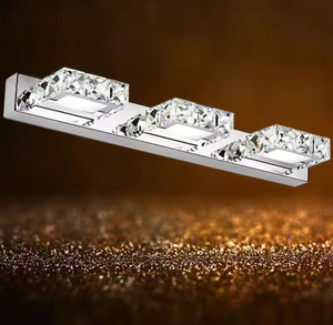 Hot Sale Lights Led Luxury Modern Mirror 1/2/3/4/5/6 Lamps Bubble Crystal Bath Vanity Wall Light - Product Image 3