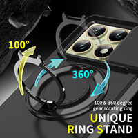Coque de téléphone antichoc magnétique rotative à 360° en TPU+PC pour Redmi Note 13 Pro Plus 5G et Xiaomi 17 Promax 15t Pro