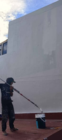 Revêtement imperméable pour toiture et murs en acrylique polymère transparent gris bleu noir blanc, peinture pour toiture