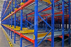 Estante de rodillo de flujo de cartón, almacenamiento de almacén, paleta de gravedad - Product Image 6