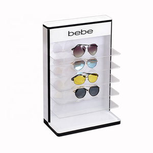 Việt Nam nhà máy OEM ODM Acrylic kính hiển thị <span class=keywords><strong>Rod</strong></span> Kính mát hiển thị truy cập hộp kính mát hiển thị đứng - Product Image 3