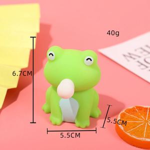 ของเล่นบีบเป่าฟองรูปกบแบบใหม่ ของเล่นยางบีบคลายเครียดสำหรับเด็ก ช่วยลดความวิตกกังวล - Product Image 3