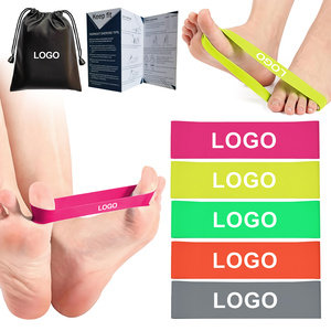 Bande de résistance fluorescente en latex pour étirement des orteils et des doigts, pour la rééducation des membres et l'entraînement de la force des doigts et des orteils, personnalisable - Product Image 6