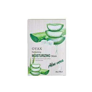 Oem Wholesale 100% Natural Organic Aloe Moisturizing Facial Mask Improve Dry And Rough Skin Restore