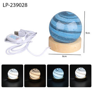 Lámpara de estrella Sunset Ambience Rainbow Lit Planet Nightlight Dormitorio Mesita de noche Regalo de cumpleaños Bola de cristal Luz de noche - Product Image 6