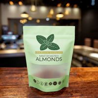 Sachet Doypack refermable de qualité supérieure avec fenêtre, idéal pour l'emballage de pain, gâteaux et snacks, conforme aux normes alimentaires, fourni directement par l'usine.