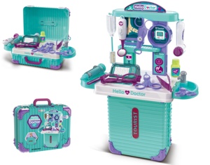 Juguete de Doctor 3 en 1 KSF, Juego Educativo de Imitación para Niños Preescolares, Carrito de Doctor, Juego de Roles para Niños - Product Image 4