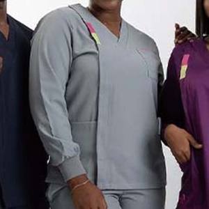 Enfermera <span class=keywords><strong>sanitaria</strong></span> clínica de alta calidad para <span class=keywords><strong>mujer</strong></span>, ropa médica pediátrica, incluida la <span class=keywords><strong>bata</strong></span> quirúrgica, Batas para pacientes - Product Image 4