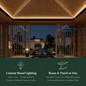 Solárium Contemporáneo Yeyon OEM de Vidrio Templado Doble Low-E con Tamaño Personalizable para Dormitorio y Uso Exterior - Product Image 4