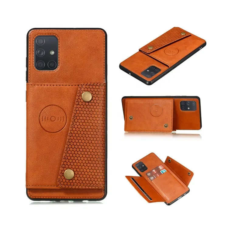 PU Leather Wallet Phone Cover For Samsung Galaxy S22 S21 S10 S9 S8 Plus S20 FE Note 20 Ultra 9 10 Lite Card Slot Flip Cover