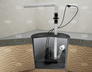 مضخة مياه مغمورة للخدمة الشاقة ذات محرك خالي من الزيت من PSC مضخات مياه حوض من الحديد الزهر - Product Image 5