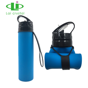 Bouteille d'eau pliable en silicone, résistante aux chocs et à l'usure, idéale pour le camping - Product Image 6