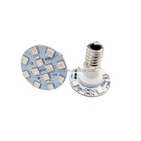 Lumière LED Pixel Cabochon 40mm pour Manèges d'Attraction, Haute Luminosité, Extérieure, Adressable, IP65, AC 24V RGB E14 Turbo LED
