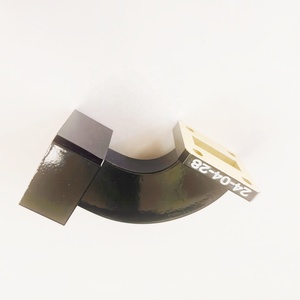 Nhà máy bán wr90/bj100 Thông tư uốn cong đôi Mặt bích ống dẫn sóng chuyển đổi đồng trục Adapter - Product Image 3