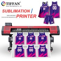 Mesin Printer Sublimasi 1.3m 1.6m 1.8m 6ft 4 Kepala I3200 untuk Cetak Kaos, Tekstil, Kain, dan Kanvas