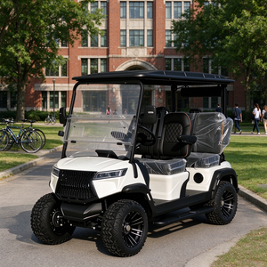 Carrito de Golf Eléctrico de 4 Plazas con Batería de Litio y Suspensión Independiente Delantera y Trasera - Product Image 1
