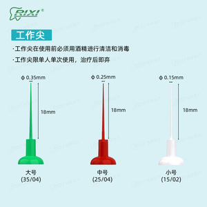 มีดผ่ารากฟันอัลตราโซนิก Rixi ขนาด 0.15 มม. 0.25 มม. 0.35 มม. สำหรับทำความสะอาดและอุดรากฟัน - Product Image 1