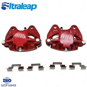 18 b5030 18 b5031 2x gruppo pinze freno a disco rosso posteriore W/staffa per 2007 2020 Chevrolet Silverado 1500 - Product Image 1