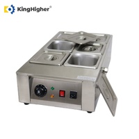 Machine à fondre le chocolat professionnelle électrique en acier inoxydable, cuve de tempérage et chauffe-chocolat pour fromage et chocolat