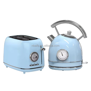 Aifa New Smart Kitchen Appliance Stainless Steel Wooden Retro <strong>Toaster</strong> <strong>and</strong> Electric <strong>Kettle</strong> <strong>Set</strong> - Product Image 3