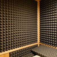 Panneau acoustique en mélamine pour studio d'enregistrement, insonorisation professionnelle, réduction de l'écho