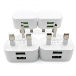 Cargador Rápido USB de 2 Puertos con Estándar Británico, Adaptador de Corriente de Viaje para Montar en la Pared para Teléfonos Móviles y Tabletas - Product Image 5