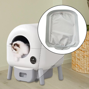 Smart <b>Cat</b> Litter <b>Box</b> Accessories NEO Round Fabric Mat Leak-Proof Waterproof Shockproof <b>Cat</b> Litter Base Tray Mat Pads - Product Image 6