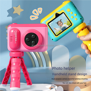 Offre Spéciale enfants caméra cadeaux d'anniversaire pour garçons filles dessins animés Kis caméra vidéo numérique Photo autocollants appareil photo numérique - Product Image 4