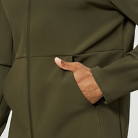 Veste d'hiver pour homme, doublée de polaire, imperméable, à capuche, en nylon et élasthanne, chaude, unie, personnalisable avec logo, veste de sport