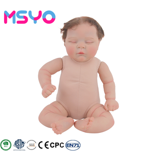 Venta al por mayor de muñecas de bebé Reborn de silicona no tóxica de cuerpo completo African American Crying Girl Adoptions Friendly Fabricación de silicona suave - Product Image 2