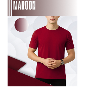 T-shirt pour homme à col rond, 180 GSM, coton doux, tissu respirant, parfait pour les vêtements décontractés d'été, la salle de sport, les sports ou les sorties décontractées quotidiennes - Product Image 5